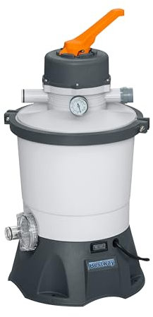 BESTWAY Depuradora de Arena Flowclear de 3.028 L/h 30,6x30,6x62 cm Blanco