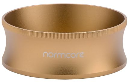 Normcore Embudo dosificador magnético de 58 mm, anillo dosificador de espresso, aluminio anodizado de 29 mm con 7 imanes de neodimio para soporte de filtro de 58 mm, bronce