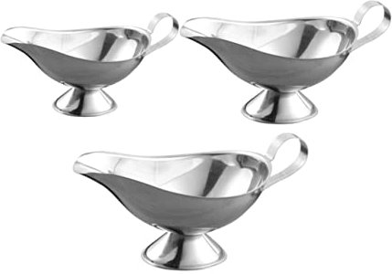 Garneck 3-teiliges Saucieren-set Stilvoller Edelstahl Zum Servieren Von Saucen Salatdressings Einfachere Wartung