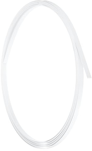 PATIKIL 6mm x 5.5 Iarde Stecche per Cucire, Stecche Acciaio a Molla Bianco per Corsetti, Abiti, Gonne, Biancheria Intima e Artigianato