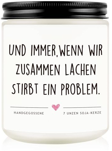 Geschenk für Freundin, Geschenk für beste Freundin – Duftkerze mit Spruch | Geburtstagsgeschenk für beste Freundin, Weihnachtsgeschenke, Freundschaftsgeschenk, kreative Geschenkidee für Freundin