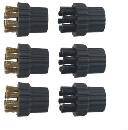 El kit de limpieza incluye seis cabezales de repuesto hechos de latón y materiales de nailon