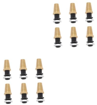 Homoyoyo 12pcs Sturdy Metal Cable Grips Thread Connectors for Ceiling Lights DIY Strain Relief Glands