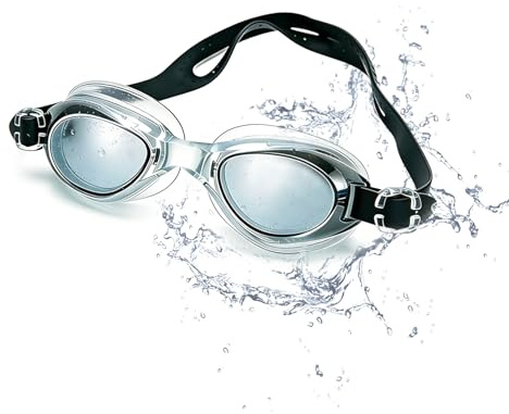 Swimming Goggles,Anti Fog Clear Goggles Swimming Adult Men Women Kids 6-14
