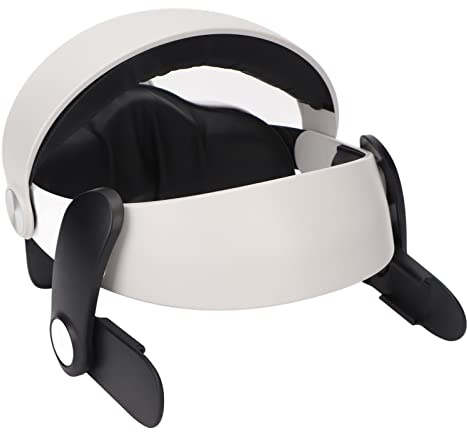 Utbytbar huvudrem för 2 Lätt justerbar ergonomisk skumdyna Balansvikt pannband för VR-spelkomfort Vuxna Barn
