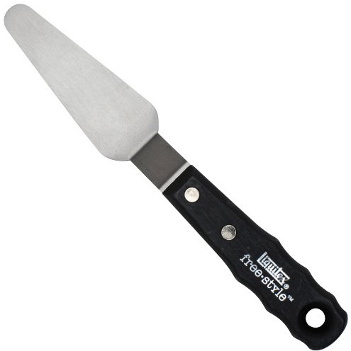 Liquitex 109910 Professional Malmesser mit einer gebürsteten rostfreien Metallklinge für Acrylfarben oder Ölfarben - Malmesser XXL Nr.10