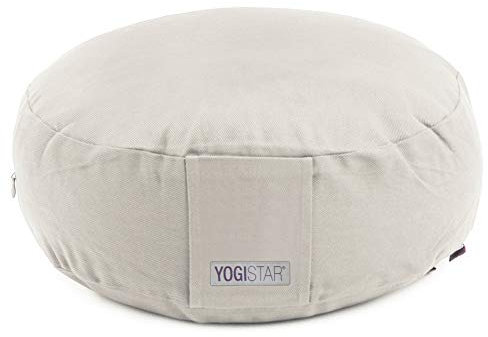 Yogistar Meditationskissen - Rund Weiß