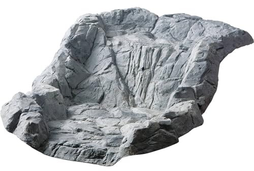 Heissner 80 x 58 x 31 cm Wasserfall Wasser natürlich Shell – Stein grau