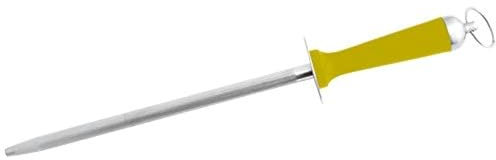 Acciaino Cm 30 Manico Giallo Coltelleria Serie Tranciata