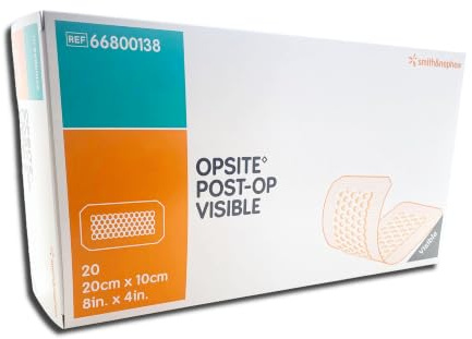 Opsite Post-OP Visible 20x10cm, Verband, 20-pack
