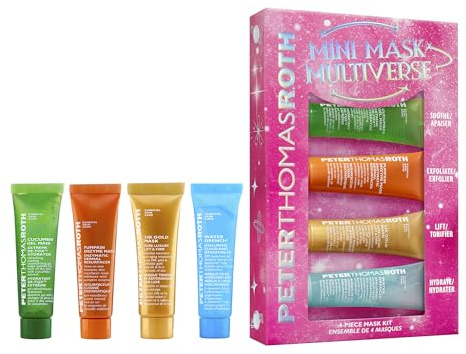 Peter Thomas Roth Mini Mask Multiverse Set – 4-teiliges Masken-Set für Peeling, Feuchtigkeit, Anti-Aging und Beruhigung – Multimasking Hautpflege-Kit für alle Hauttypen