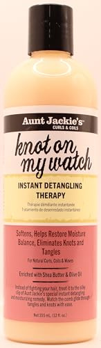 Aunt Jackie's Knot On My Watch Instant Detangling Therapy 355 ml (Pack of 2) by Aunt Jackie more tools