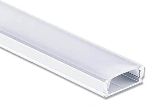 INNOVATE 2 m LED Schiene - Aluminium Profil - Aluprofil für LED Stripes/Streifen - LED-Kanal - ALU Leiste -Abmessung: 2000mm x 17mm x 7mm