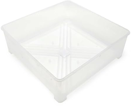 Wiltec Ersatzteil für Automatische Brutmaschine WQ-Serie – Kunststoffwanne – Ersatz Behälter 455 x 455 x 160 mm für Brutautomat mit Wendesystem