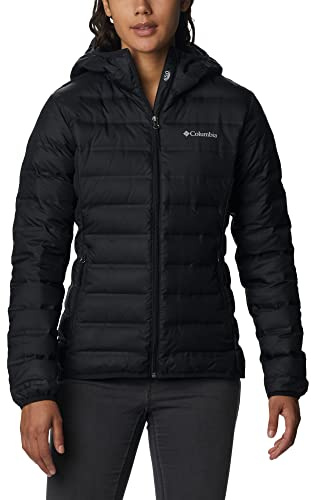 Columbia Lake 22 Down Hooded Jacket Chaqueta De Plumas Acolchada Con Capucha, Black, S Mujer