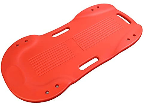 ARCH Mechaniker-Rollbrett Werkstatt, Werkstatthocker Mit Universalrad Und Tragbarer Griff, Ergonomischer Liegender Brettkörper Mit Exquisitem Bolzen - 350 Lbs Kapazität Rot (Color : Red)