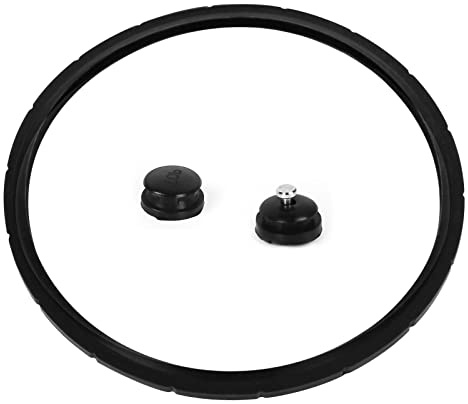 09905 Pressure Canner Sealing Ring Fit for Presto,Replacement Gasket for Presto 01710, 01740,01750,01770,01780 12-22qt Pressure Cooker or Canner,Includes Automatic Air Vent & Overpressure Plug