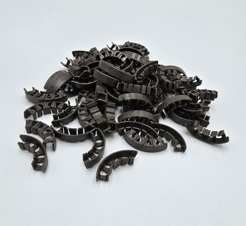 Supporto per pannocchie, per pomodori, peperoni, cetrioli, traliccio, 5,5 mm, marrone, 100 pezzi