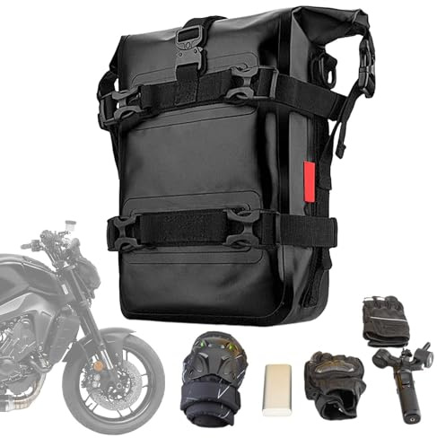 Motorrad-Stangentasche, Sturzbügel-Rahmentasche, Gepäckträgertasche, wasserdichte Motor-Seitentaschen für Sonnenbrille, Handschuhe