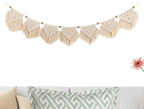 Arte mural Macrame Macrade Macrame Wall State Wall Art, alfombra de pared