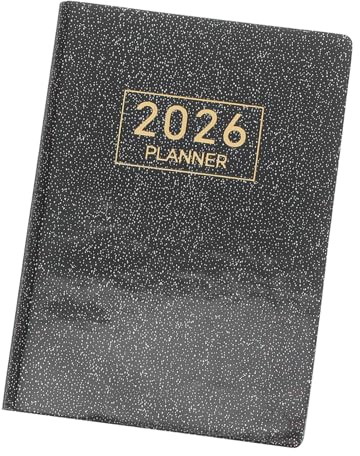 NIYANGLE Kompakter Monatskalender Mini Planer mit Luxuriösem Pu einband Dickem Papier Praktisches To do Notizbuch Idealer Taschenkalender für Lehrer und Kleine Terminplanung