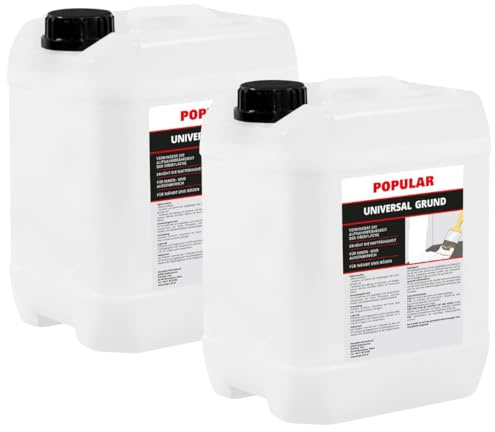 JURGA Universal Grund Popular (20L≈100m² bis 200m²) Grundierung für Wand & Boden (2x 10l)