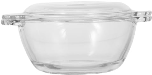 MUCKLILY Bol À Œufs Cuit À La Vapeur En Verre Résistant À La Chaleur Avec Couvercle Cuiseur À Œufs Pour Micro-Ondes Pour Puddings Desserts Lactés Cuisine Maison