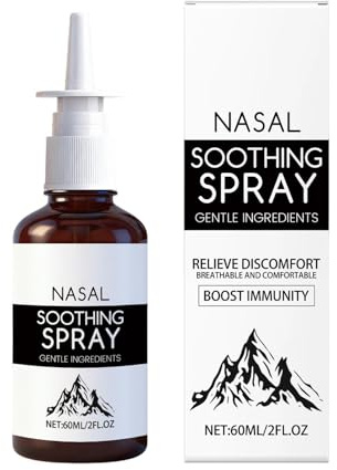 Uppfriskande nässpray-spray – läckagefri fuktgivande näsrengöring, 30 ml mild formel återfuktande, säker pumpflaskdesign, personlig vårdprodukt, nässpray för resor körning camping