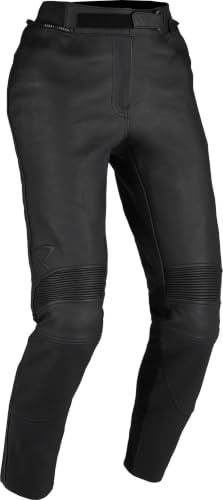 Difi Bianca 2 Pantaloni in pelle da motociclista femminile, L