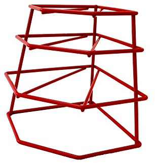 Delfinware Plate Stacker, Red