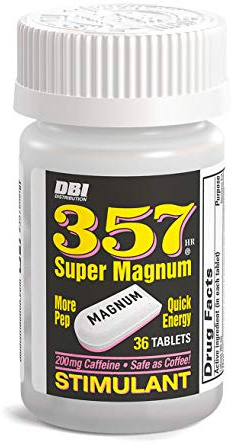 357 HR MAGNUM Super Magnum Stimulant with 200 Milligrams of Caffeine - 36 Count
