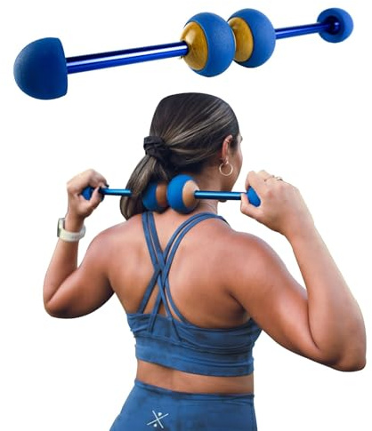 MOBO 7-in-1 Muscle Roller Stick – Full-Body Massage Roller for Myofascial Release, Trigger Point Therapy, Muscle Recovery, Deep Tissue Leg & Back Pain Relief, Physical Therapy, Gym & Travel Use
