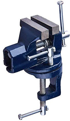 Voche® 60mm Mini Clamp on Bench Vice with 360° Swivel Base