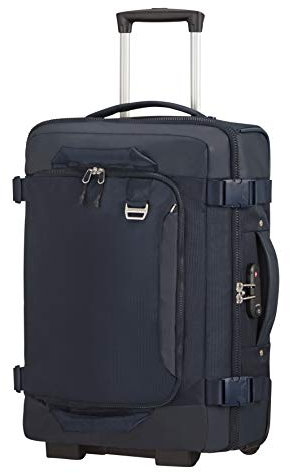 Samsonite Midtown - Reisetasche/Rucksack mit 2 Rollen S, 55 cm, 43 L, Blau (Dark Blue)
