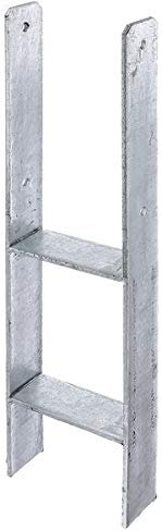 ULTINESS H-Pfostenträger | zum Einbetonieren | feuerverzinkt | Gesamthöhe: 600-800 mm (141 x 600/6 mm)