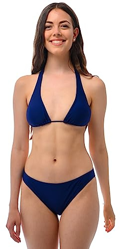 ROCK-IT Apparel Bikini Damen Set I Bikinioberteil Set mit Bikinihose I Triangel Bikini mit Push up Pads zum rausnehmen I Größen