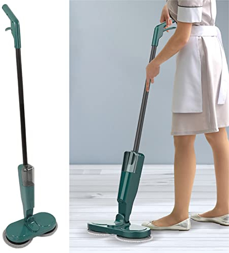 Topyond Vadrouille électrique Sans Fil Pour le Nettoyage des Sols, Vadrouille électrique Avec Rotation à 90 °, Jet D'eau En Forme D'éventail,Vadrouille De Nettoyage Electrique,Nettoyage Pour la Maison