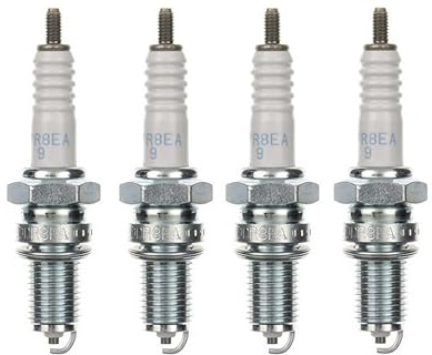 Zündkerzen Set DPR8EA-9 4 Stück – passend für Honda CB/CBR/NT/VT/VF/GL, Ducati SS 900, Cagiva Elefant 750