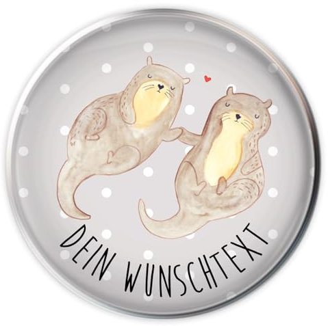 Mr. & Mrs. Panda Waschbeckenstöpsel selbst gestalten Otter Hände halten - Personalisierte Geschenke, Abflussstöpsel, Abflussstopfen personalisiert, Paar, Liebe, Personalisierter Stöpsel, Romantisch