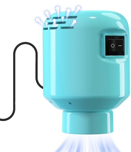 KISSLEAF Portátil Vakuumpumpe für Vakuumbeutel,55W Powerful Reise Vakuumbeutel Elektrische Luftpumpe für Vakuumbeutel Kleidung/Bettdecken/Daunenjacken/Laken/Stofftieren(Schwarz)