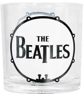 Half Moon Bay The Beatles Classic band Logo Tumbler Glass One Size