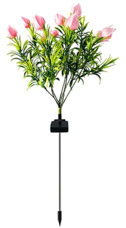 Mimoqk Solar Garden Lights, Solar Powered Led Flower Lights for Patio, Flowerbed, Pathway, Christmas Decorations, and Outdoor Lighting, Illuminating Outdoor Spaces and Outdoor
