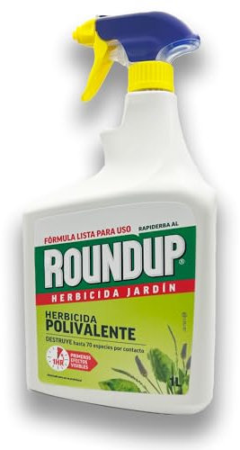 ROUNDUP Herbicida para todo tipo de malas hierbas Formato PISTOLA LISTO PARA USAR 1 Litro | Formula Concentrada | Efectos en 1 hora | Elimina hasta 70 especies de hierbas/musgo | Nexum Market