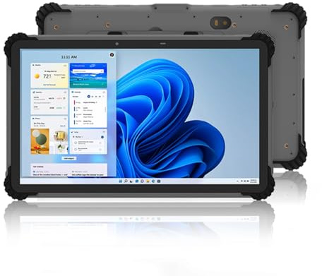 Breloom ST13-J - tablet resistente de 13.3 pulgadas con Windows 11 Pro Intel Celeron N5100, 8 GB+256 GB, IP65 impermeable, 4G LTE/GPS/GLONASS, cámara de 13 MP+5 MP, batería de 8000 mAh (edición