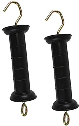 jojofuny 2pcs Insulated Electric Fence Gate Handles Garden Wire Fence Accessories