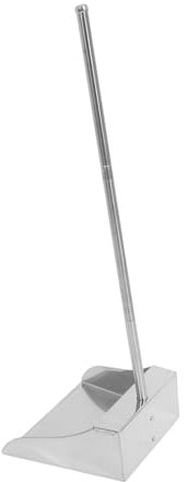 Mikinona Recogedor de Basura Inoxidable con Mango Recogedor de Limpieza para Hogar para Cocina y Uso Doméstico