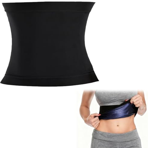 BLNC Schweißgürtel für Damen, Taillentrainer für Frauen und Mädchen, ideal für Sport, Laufen, Yoga und Training.