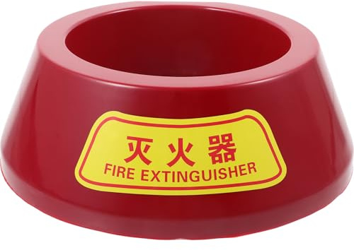 OHPHCALL Soporte de Suelo para Extintor de Polvo de 3-5 Kg, Base de Plástico Resistente, Soporte Antideslizante para Extintor de Incendios, Almacenamiento Seguro para Uso Doméstico E