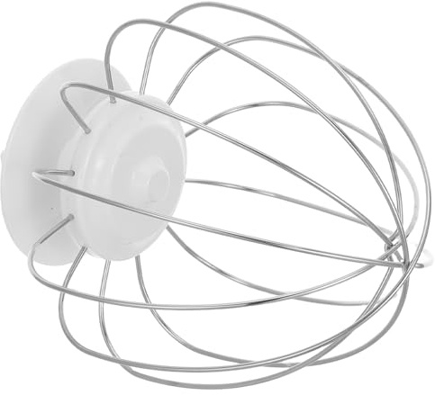 TOMETURE Frusta elettrica in acciaio inox da 6 litri per planetaria, ideale per uova, panna e glasse - Ricambio per impastatrice