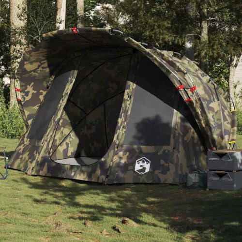 LoogCape fisketält för personer olivgrön vattentät 185T polyester PU-tält med glasfiberstänger och bärväska för camping fiske regn utomhus resor